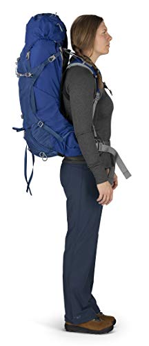 Osprey Ariel 65L Women's Backpacking Backpack, Ceramic Blue, WM/L