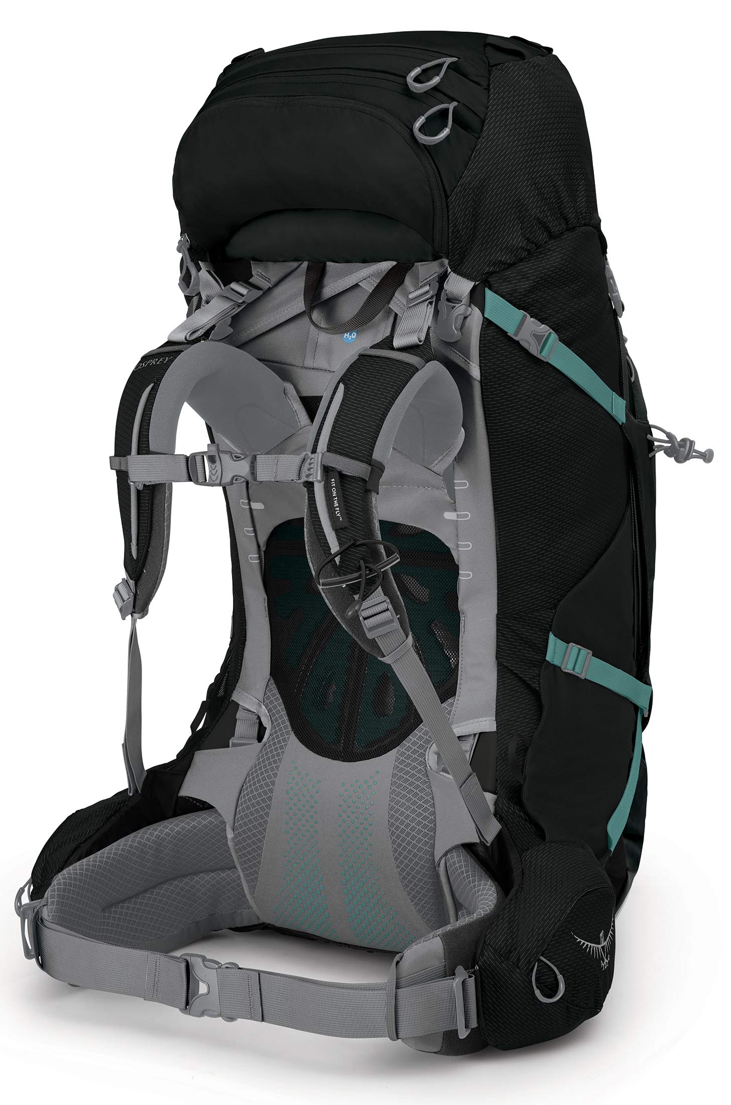 Osprey Ariel Plus 70L Women's Backpacking Backpack, Black, WM/L