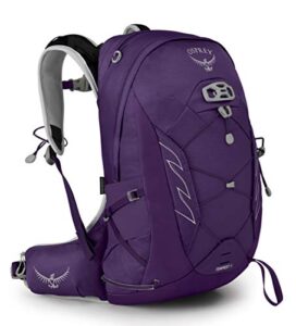 osprey tempest 9l women's hiking backpack with hipbelt, violac purple, wm/l