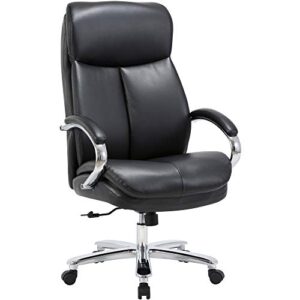 lorell big & tall chair, 48" x 28.5" x 30.8", black