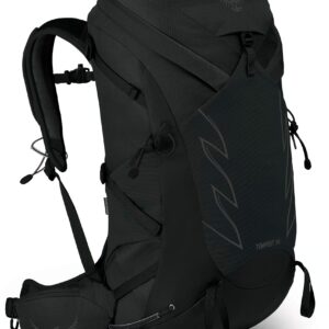 Osprey Tempest 34L Women's Hiking Backpack with Hipbelt, Stealth Black, WXS/S