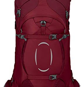 Osprey Ariel 55L Women's Backpacking Backpack, Claret Red, WXS/S