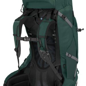 Osprey Aether Plus 60L Men's Backpacking Backpack, Axo Green, L/XL