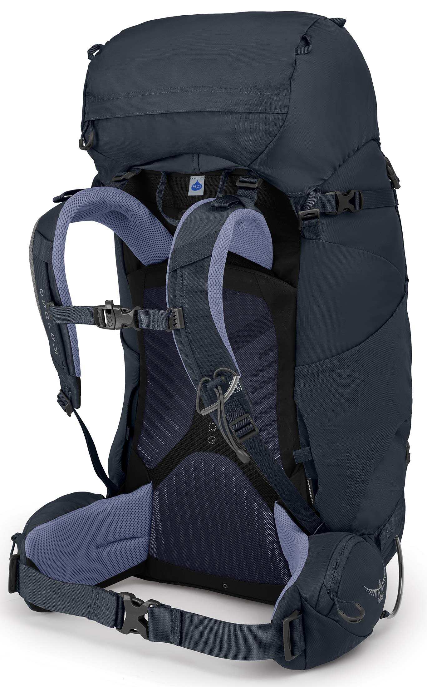 Osprey Kyte 66L Women's Backpacking Backpack, Siren Grey, WXS/S