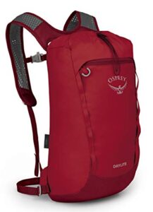 osprey daylite cinch backpack, cosmic red