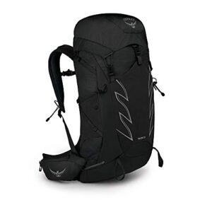 osprey talon 33l men's hiking backpack with hipbelt, stealth black, large / x-large