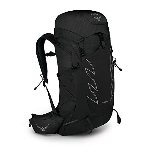 Osprey Talon 33L Men's Hiking Backpack with Hipbelt, Stealth Black, Large / X-Large