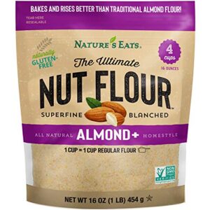 nature's eats ultimate nut flour, almond, 16 ounce
