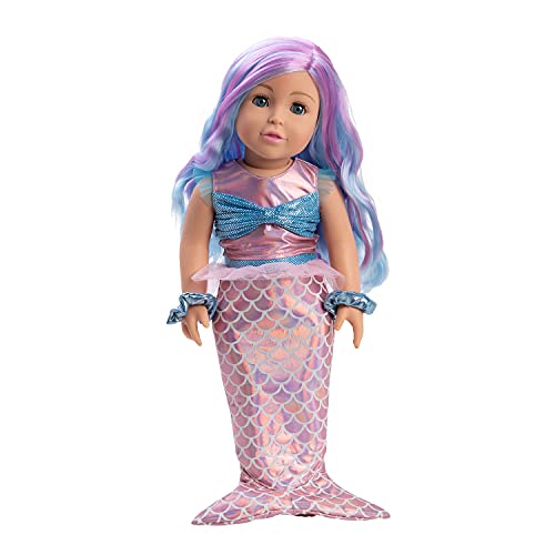 ADORA Amazon Exclusive Amazing Girls Collection, 18” Realistic Doll with Mermaid Outfit, Birthday Gift for Kids and Toddlers Ages 6+ - Mermaid Millie!