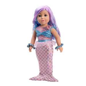 ADORA Amazon Exclusive Amazing Girls Collection, 18” Realistic Doll with Mermaid Outfit, Birthday Gift for Kids and Toddlers Ages 6+ - Mermaid Millie!