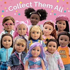 ADORA Amazon Exclusive Amazing Girls Collection, 18” Realistic Doll with Changeable Outfit and Movable Soft Body, Birthday Gift for Kids and Toddlers Ages 6+ - Sasha in Citrus Sweet