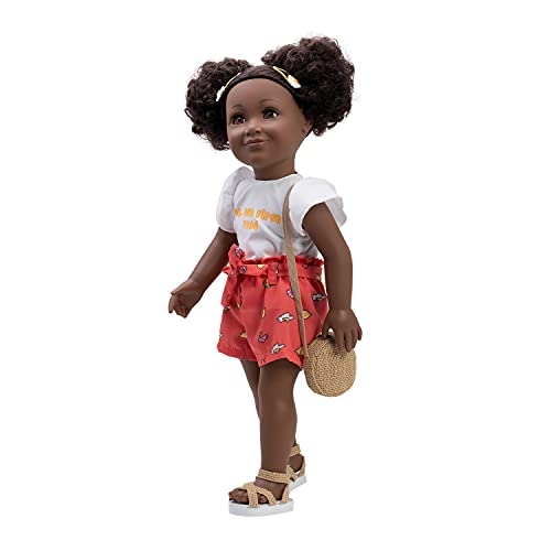 ADORA Amazon Exclusive Amazing Girls Collection, 18” Realistic Doll with Changeable Outfit and Movable Soft Body, Birthday Gift for Kids and Toddlers Ages 6+ - Jada Fab Foodie