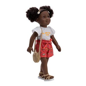 ADORA Amazon Exclusive Amazing Girls Collection, 18” Realistic Doll with Changeable Outfit and Movable Soft Body, Birthday Gift for Kids and Toddlers Ages 6+ - Jada Fab Foodie