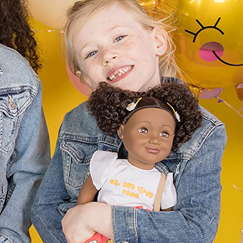 ADORA Amazon Exclusive Amazing Girls Collection, 18” Realistic Doll with Changeable Outfit and Movable Soft Body, Birthday Gift for Kids and Toddlers Ages 6+ - Jada Fab Foodie