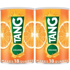 tang jumbo orange naturally flavored powdered drink mix 58.9 oz(pack of 2)