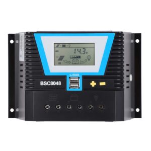 solar controller for variety batteries bsc8048 80a 12v/24v/36v/48v intelligent solar controller