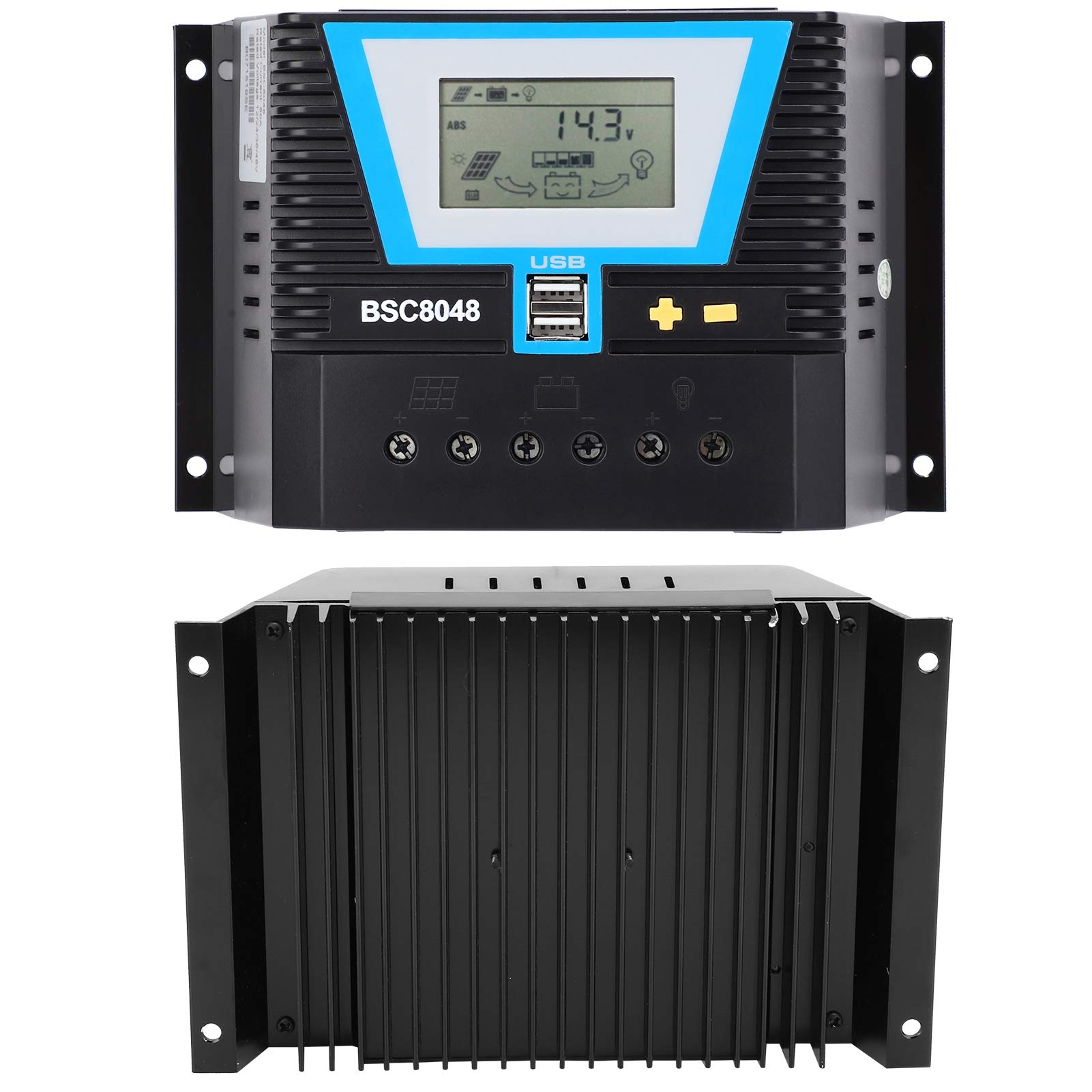 Solar Controller for Variety Batteries BSC8048 80A 12V/24V/36V/48V Intelligent Solar Controller