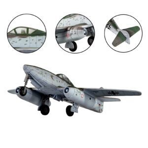 HANGHANG 1/72 Messerschmitt Me 262A Fighter Attack Plane Diecast Military Models Metal Airplane Models for Collection or Gift