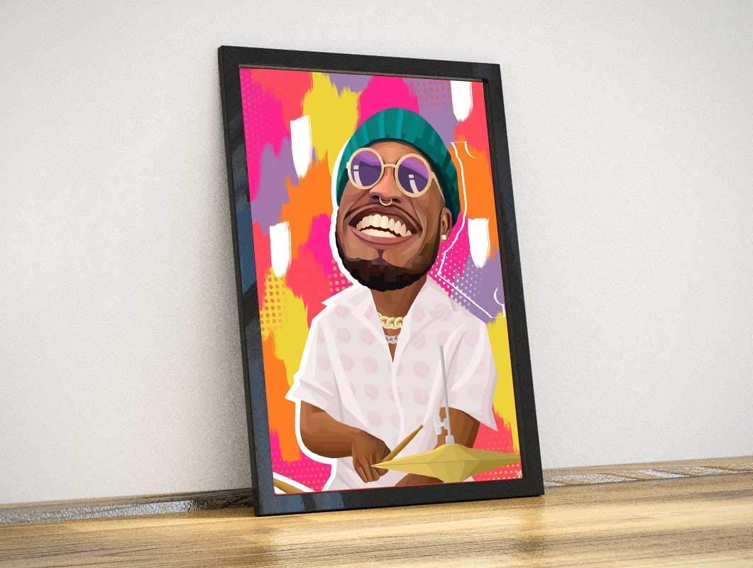 Anderson Paak Poster/Anderson Paak Original Print/Anderson Paak Artwork - Music Poster Wall Art