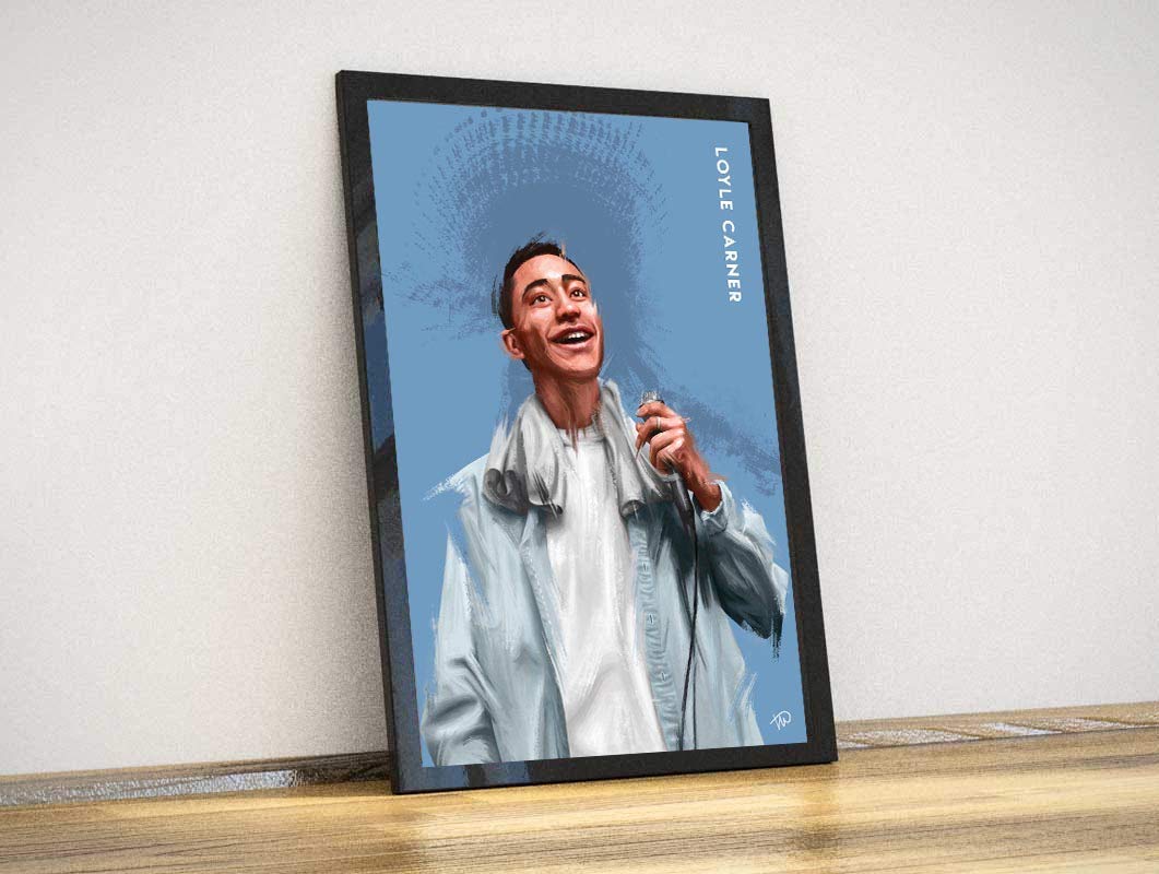 Loyle Carner Poster/Loyle Carner Original Print/Loyle Carner Artwork - Music Poster Wall Art hip-hop