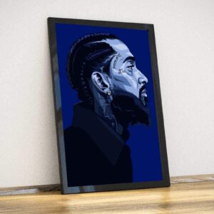 Nipsey Hussle Poster/Nipsey Hussle Original Print/Nipsey Hussle Artwork - Music Poster Home Art