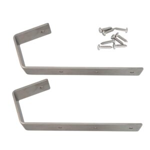 goldpaddy premium bunk bed ladder hooks,heavy duty hook brackets for bed decoration tool,inside width 1.8”-2.5” x length 6.3”,pack of 2(screws included)