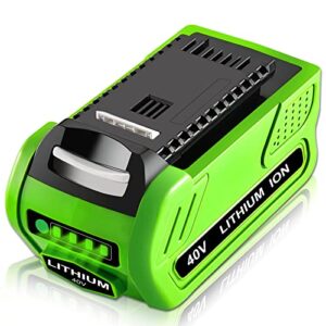 ohyes bat 6.0ah 40 volt lithium ion replacement for greenworks 40v battery