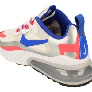 Nike Womens Air Max 270 React Running Trainers CW3094 Sneakers Shoes (UK 7 US 9.5 EU 41, White Racer Blue Flash Crimson 100)