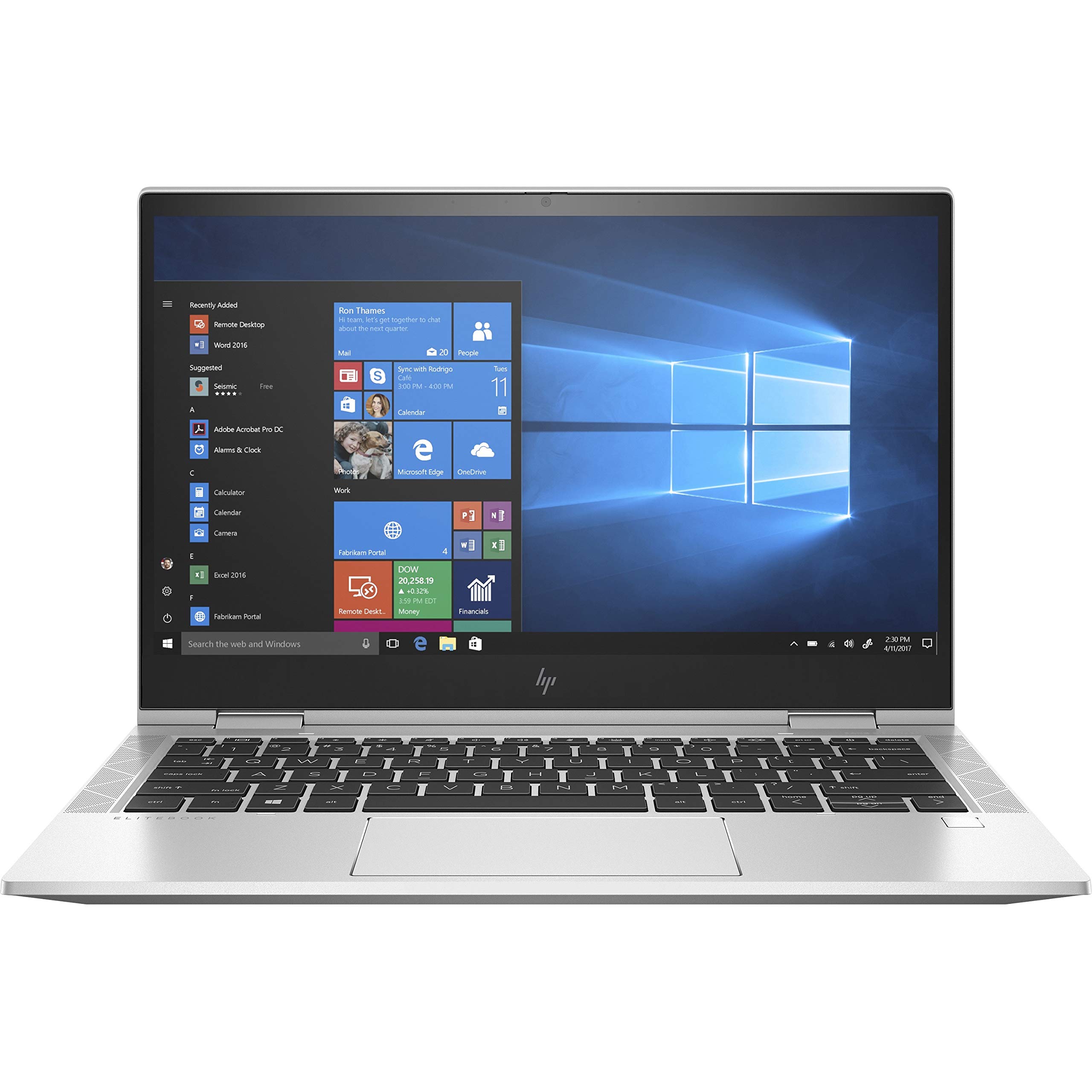 HP 13.3" EliteBook x360 830 G7 Multi-Touch 2-in-1 Laptop, Intel Core i7-10510U Quad-Core, 16GB DDR4 RAM, 512GB SSD, Windows 10 Pro (1D0E6UT#ABA)