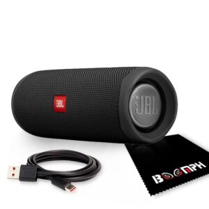 jbl flip 5: portable wireless bluetooth speaker, ipx7 waterproof - pink