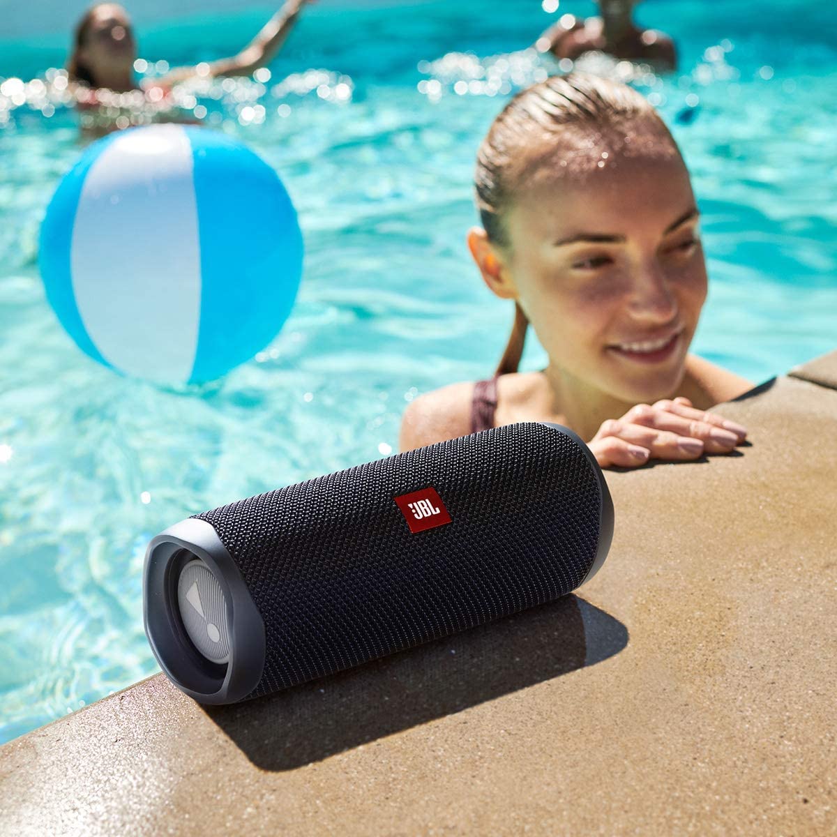 JBL Flip 5: Portable Wireless Bluetooth Speaker, IPX7 Waterproof - Pink