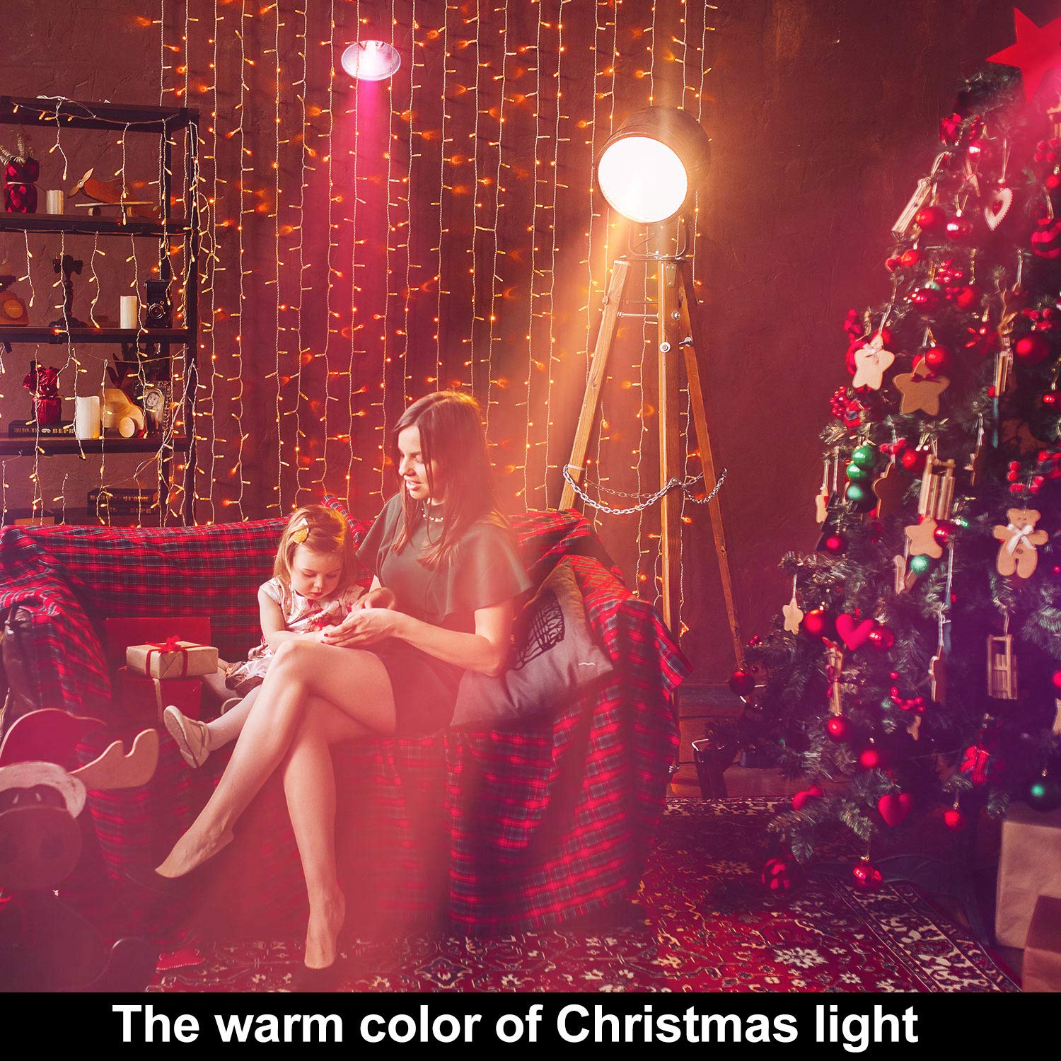 Gel Light Filter - 14 Pieces Colored Overlays Correction Lighting Filters, Transparent Color Film Plastic Sheets for Christmas Landscape Led Light or Reading, Red and Green, 11.7 x 8.5 Inches