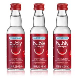 sodastream cherry bubly drops, 1.36 fl oz (pack of 3)