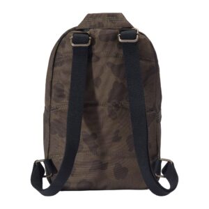 Carhartt Classic Mini Backpack, Water-Resistant Backpack with Adjustable Shoulder Straps, Duck Camo