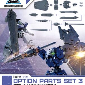 BANDAI Hobby - 30 Minute Missions - #09 30MM 1/144 Option Parts Set 3, Spirits 30 MM