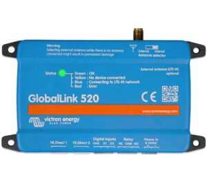 victron energy globallink 520 for system monitoring and control