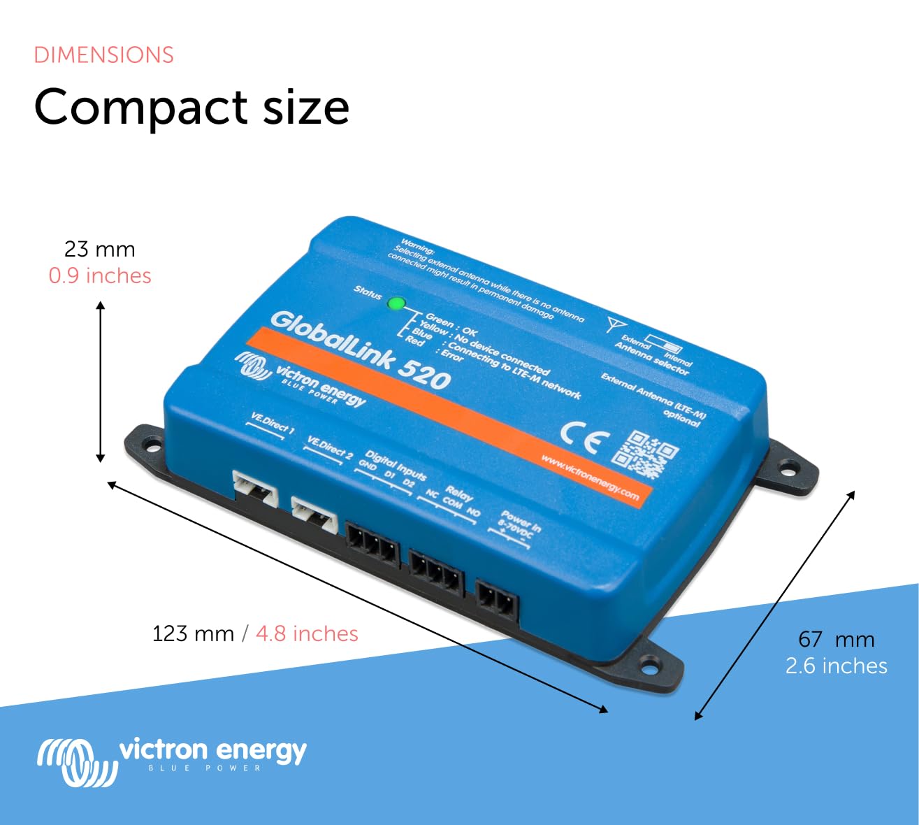 Victron Energy GlobalLink 520 for System Monitoring and Control