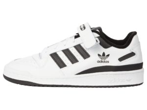 adidas men's forum low sneaker, white/white/black, 11