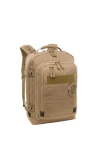 fieldline tactical tactical backpack, coyote, 18.5 x 12.3 x 6.9 inches