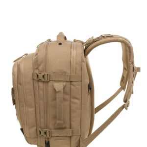 Fieldline Tactical Tactical Backpack, Coyote, 18.5 x 12.3 x 6.9 inches