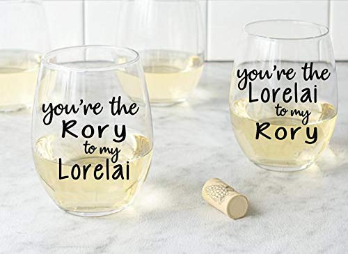 Gilmore Girls Wine Glass Gilmore Girls Rory Gilmore Lorelai Gilmore Funny Gilmore girls glass Gilmore gilrs Friends gift set