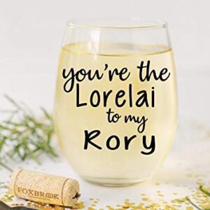 Gilmore Girls Wine Glass Gilmore Girls Rory Gilmore Lorelai Gilmore Funny Gilmore girls glass Gilmore gilrs Friends gift set