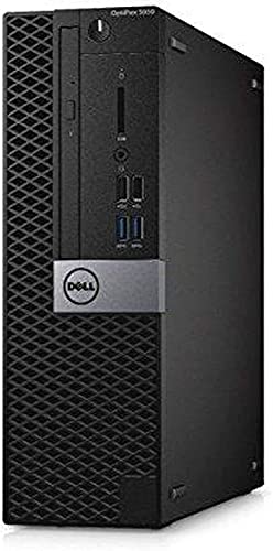 Dell OptiPlex 5050 Small Form Factor Desktop, Intel Core i5-6500, 16GB DDR4 RAM, 512GB SSD, Windows 10 Pro Black (Renewed)