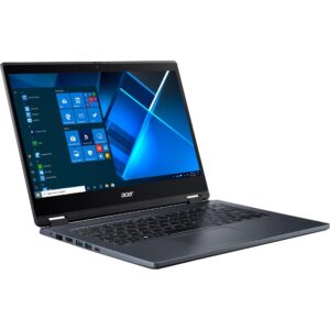 acer travelmate spin p4, 14" full hd touch, intel i5-1135g7, 8gb ddr4, 512gb nvme ssd, thunderbolt 4, intel wi-fi 6 ax201, rechargeable active, fingerprint reader, win 10 pro, tmp414rn-51-54jz