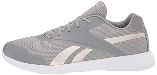 Reebok Women's Stridium Walking Shoe, Pure Grey/White/Quartz Metallic, 6.5