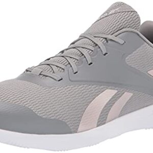 Reebok Women's Stridium Walking Shoe, Pure Grey/White/Quartz Metallic, 6.5