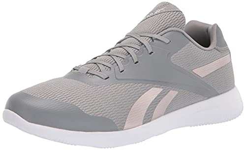 Reebok Women's Stridium Walking Shoe, Pure Grey/White/Quartz Metallic, 6.5