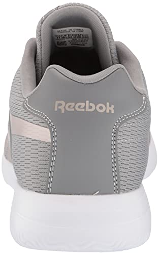 Reebok Women's Stridium Walking Shoe, Pure Grey/White/Quartz Metallic, 6.5