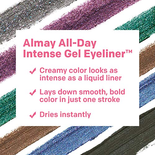 Almay Gel Eyeliner, Waterproof, Fade-Proof Eye Makeup, Easy-to-Sharpen Liner Pencil, 150 Evergreen, 0.045Oz