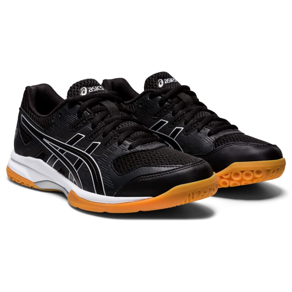 ASICS Women's Gel-Furtherup Volleyball Shoes, 8.5, Black/Black